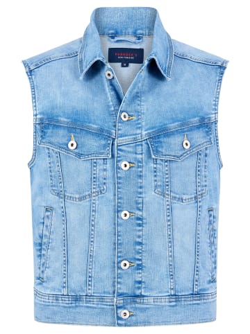 Paddock's Jeansweste in light blue stone