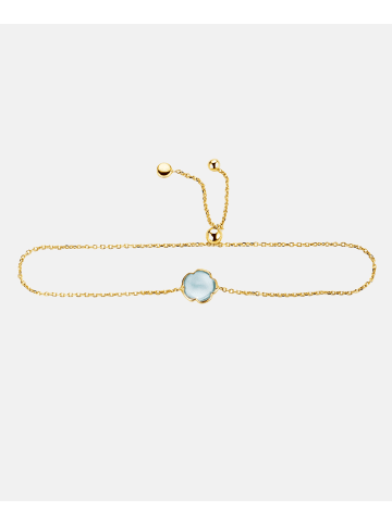 Diamant L'éternel Armband aus 585 Gelbgold mit Topas