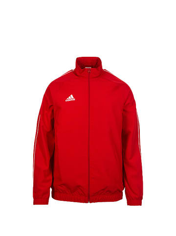 adidas Performance Sweatjacke Core 18 in rot / weiß