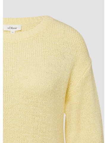 s.Oliver Strickpullover in 10X1_hellgelb