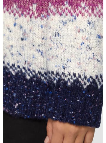 QS Strickpullover langarm in Blau