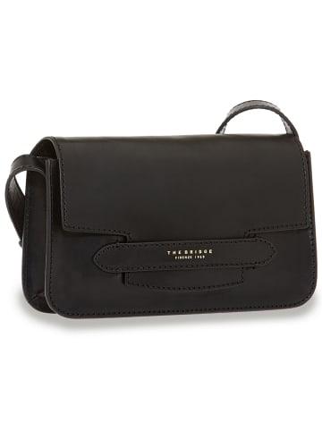 The Bridge Lucrezia Schultertasche Leder 26 cm in nero