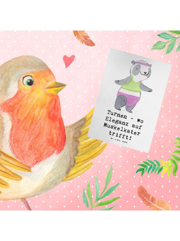 Mr. & Mrs. Panda firmungskarte Turnen Eleganz mit Spruch in Weiß