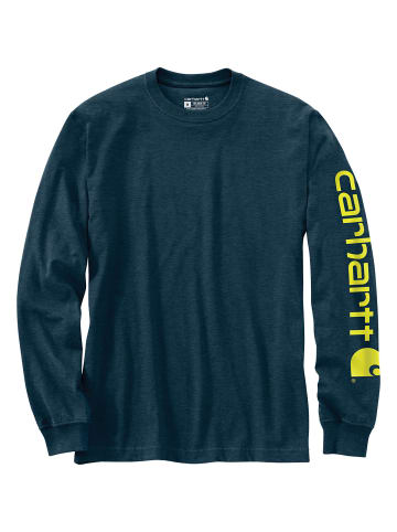 CARHARTT Bekleidung Long Sleeve in dunkelblau/grün