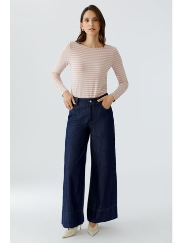 Oui Langarmshirt SUMIKO in rose white