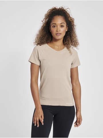 Hummel Hummel T-Shirt Hmlmt Yoga Damen Schnelltrocknend Nahtlosen in CHATEAU GRAY