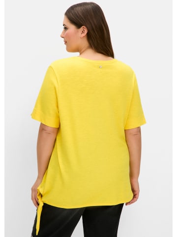 sheego T-Shirt in sonnengelb