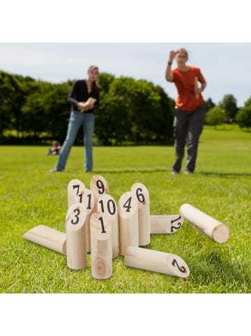 relaxdays Kubb Wikingerspiel in Natur