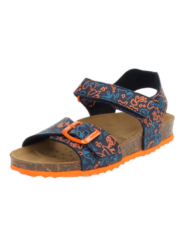 Geox Sandalen in Navy/Orange