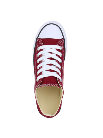 VAN HILL Sneaker low Angela in Dunkelrot