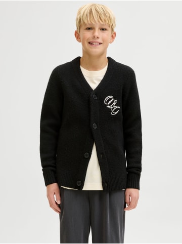 JACK & JONES Junior Strickjacke in Black