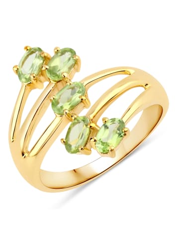 Rafaela Donata Ring Sterling Silber Peridot in gelbgold