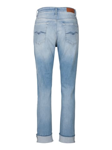 Replay Boyfriend-Jeans 10.5 Oz Dark Indigo Super Stretch Denim in blau