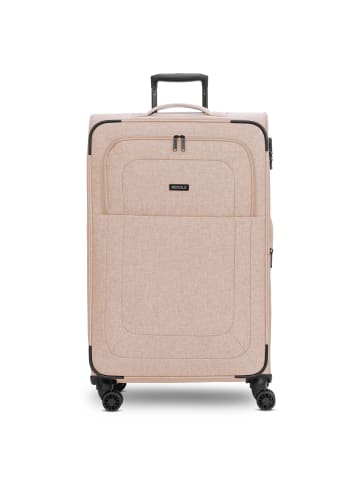 Redolz Essentials 12 LARGE 4-Rollen Trolley 79 cm mit Dehnfalte in beige