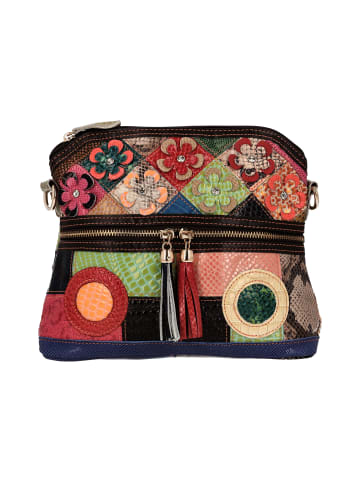 gaya Women Satchel in Red Multicolor