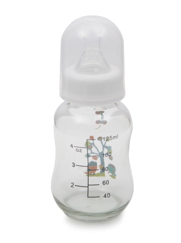 Moni Babyflasche, Trinkglasflasche GB301 in weiß