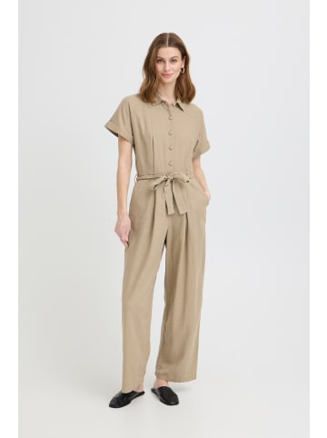 ICHI Overall IHLINNO Regular fit in TIMBER WOLF