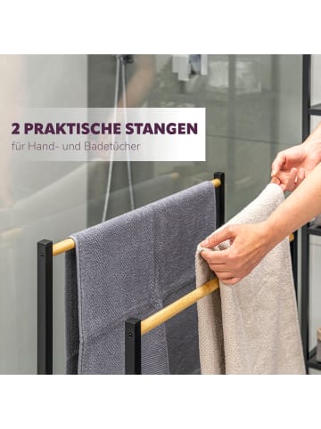 eluno Handtuchhalter schwarz