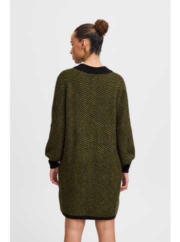 ICHI Kleid IHKAMARA Loose fit in MAYFLY BLACK COMB.