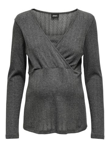 ONLY Top in Dark Grey Melange