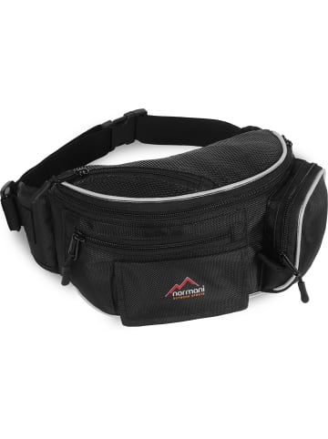 Normani Outdoor Sports Gürteltasche 3 l Cross Touring Bag in Schwarz