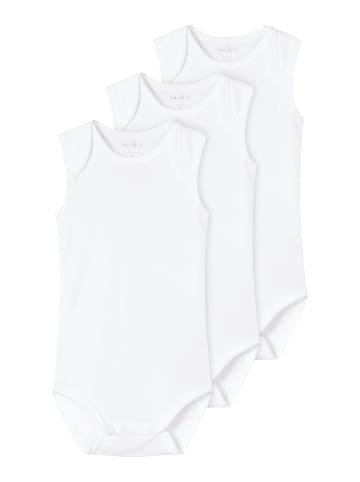 name it 3er-Pack Strampler in Bright White