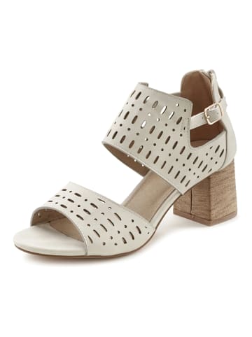 LASCANA Riemchensandalette in beige