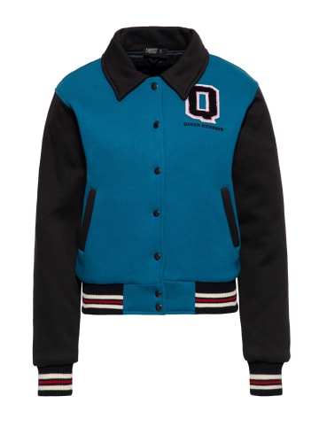 Queen Kerosin Queen Kerosin Collegejacke Rockabilly Kitten in petrol
