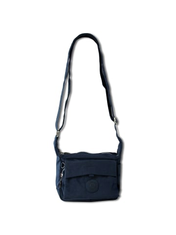 Bag Street Handtasche, Abendtasche Nylon blau ca. 17cm