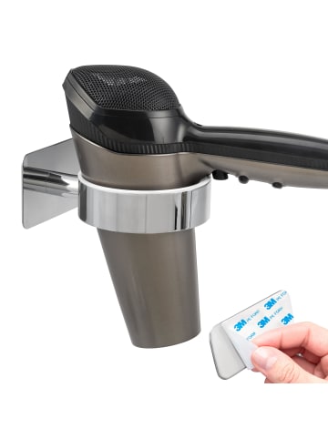 bremermann Bad-Serie LUCENTE TAPE - Haartrocknerhalter ca. 10 x 6 x 14,5 cm (B/H/T)