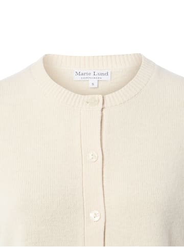 Marie Lund Strickjacke in ecru - 0001