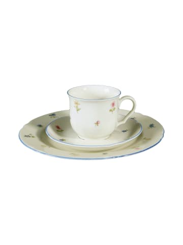 Seltmann Weiden 3er Set Kaffeegedeck Marieluise Streublumen in bunt