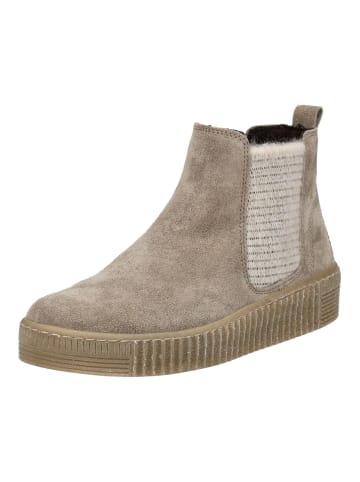 Stiefelette Dunkelbeige