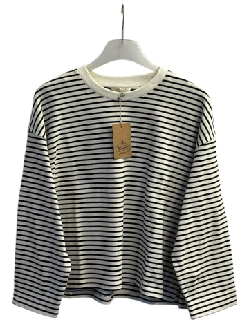 Herrlicher CHRISA JERSEY STRIPED Bluse in Navy