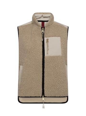 Mos Mosh Weste MMRowe in taupe - 0001