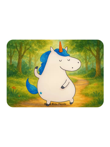 Mr. & Mrs. Panda Fridge Magnet Einhorn Mann Design ohne Spruch in Weiß