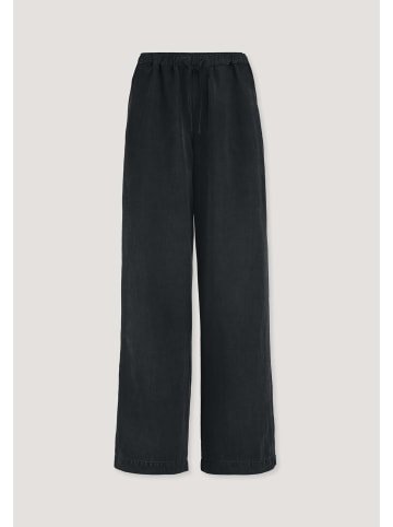 Hessnatur Hose Straight Leg in schwarz