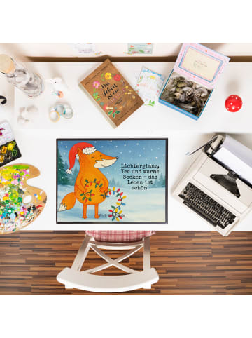 Mr. & Mrs. Panda tischpad Fuchs Weihnachten Design mit Spruch in Weiß