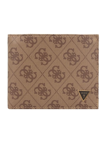 Guess Mito Geldbörse RFID Schutz Leder 12 cm in beige-brown