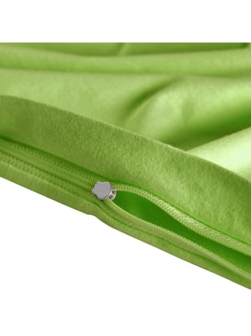 Traumschlaf Bettwäsche Basic Single Jersey Kissenbezug in apfelgrün