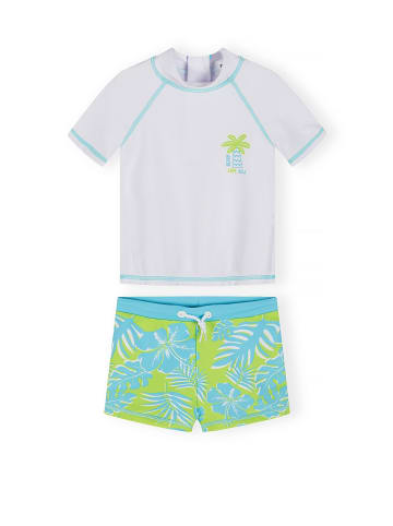 Minoti 2tlg. Set: Badeanzug 23swim6 in weiß