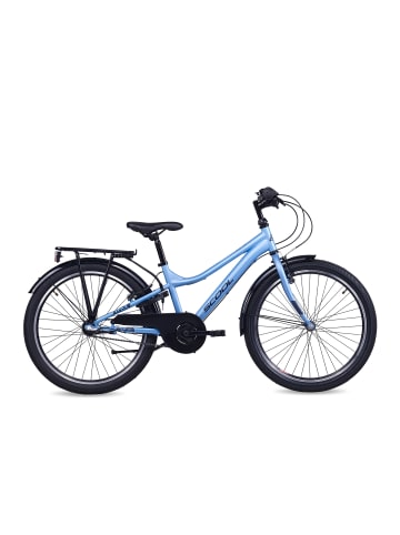 S'COOL Kinderfahrrad - troX 24 Zoll 3-Gang | ab 8 Jahre - Blue/Lime