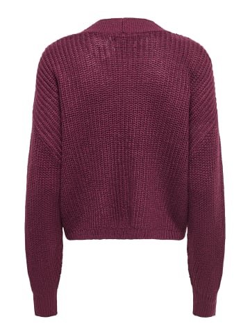ONLY Strickjacke in Windsor Wine