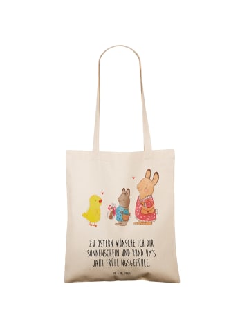 Mr. & Mrs. Panda Beutel Ostern Geschenke mit Spruch in Creme