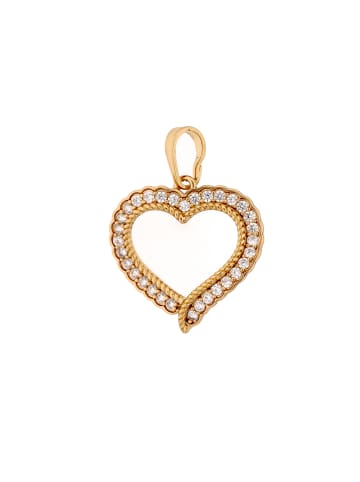 myMo at night Women Pendant With Rhinestones in Rose Gold