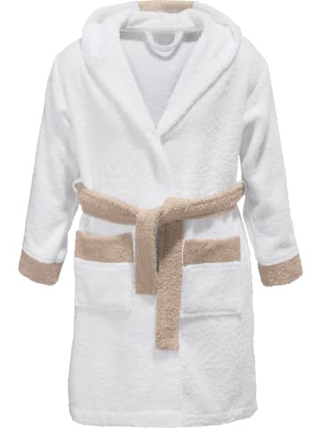 Erwin Müller Frottier Kinder-Bademantel mit Kapuze Schaf in natur