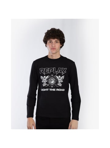 Replay Tshirt in Schwarz