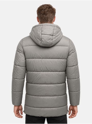 Tazzio Wintermantel "A826" - mit Kapuze - in Grau