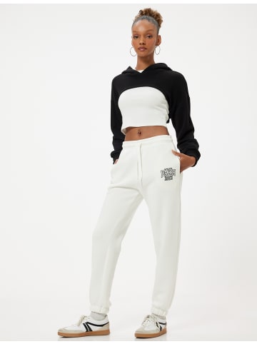 KOTON Sweathose in Ekru