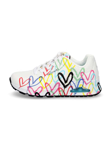 Skechers Sneaker UNO Spread The Love in Weiß Multi